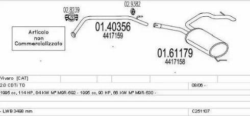 MTS C251107025527 - Échappement droxauto.com