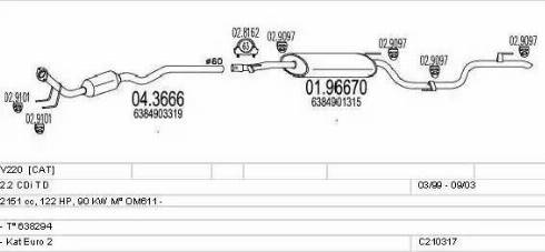 MTS C210317004462 - Échappement droxauto.com