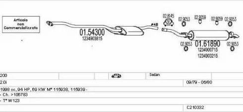 MTS C210332007283 - Échappement droxauto.com
