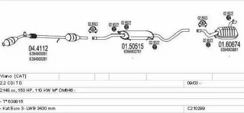 MTS C210299004440 - Échappement droxauto.com