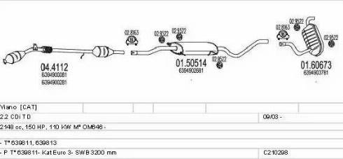 MTS C210298004437 - Échappement droxauto.com