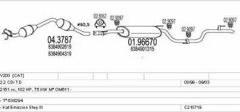 MTS C210719019166 - Échappement droxauto.com