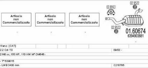MTS C210786021149 - Échappement droxauto.com