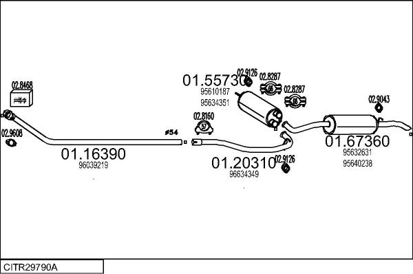 MTS CITR29790A002207 - Échappement droxauto.com