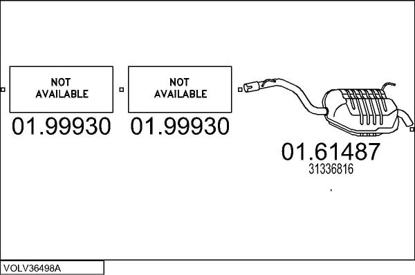 MTS VOLV36498A019403 - Échappement droxauto.com