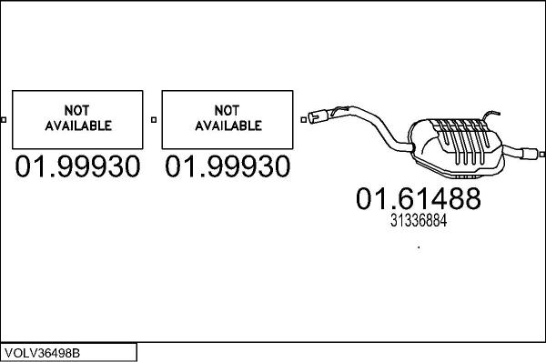 MTS VOLV36498B019403 - Échappement droxauto.com