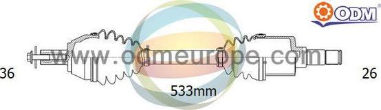 Multiparts 18-151060 - Arbre de transmission droxauto.com