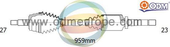 Multiparts 18-012790 - Arbre de transmission droxauto.com