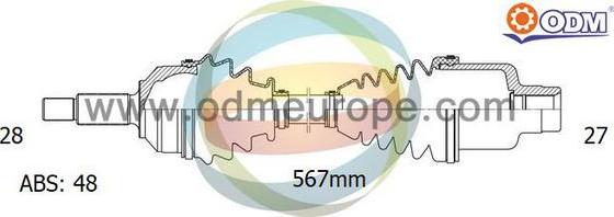 Multiparts 18-142211 - Arbre de transmission droxauto.com