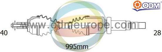 Multiparts 18-152820 - Arbre de transmission droxauto.com