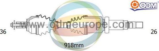 Multiparts 18-152310 - Arbre de transmission droxauto.com