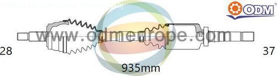 Multiparts 18-166150 - Arbre de transmission droxauto.com