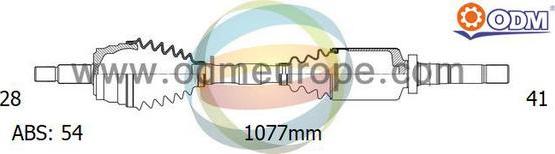 Multiparts 18-162091 - Arbre de transmission droxauto.com