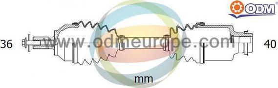 Multiparts 18-216420 - Arbre de transmission droxauto.com