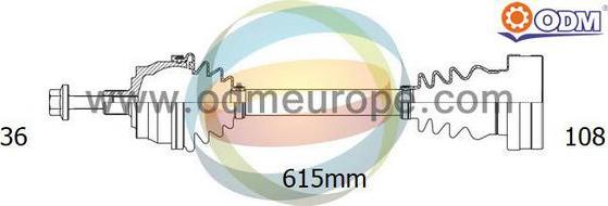 Multiparts 18-216390 - Arbre de transmission droxauto.com