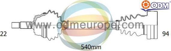 Multiparts 18-211510 - Arbre de transmission droxauto.com