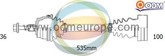 Multiparts 18-211070 - Arbre de transmission droxauto.com