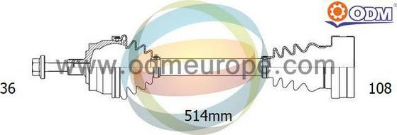 Multiparts 18-211790 - Arbre de transmission droxauto.com