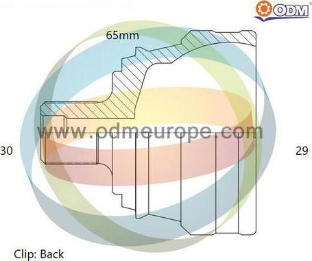 Multiparts 12-141483 - Jeu de joints, arbre de transmission droxauto.com