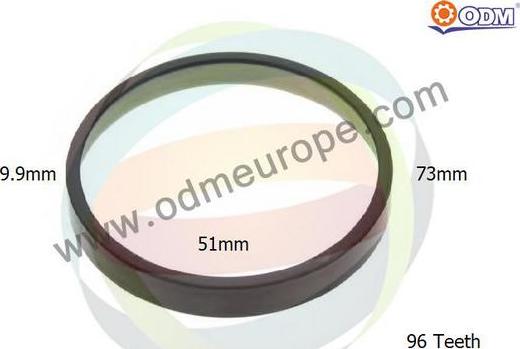 Multiparts 26-140008 - Anneau de palpeur, ABS droxauto.com