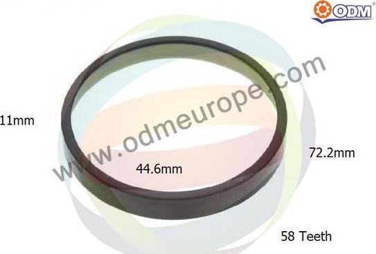 Multiparts 26-230007 - Anneau de palpeur, ABS droxauto.com