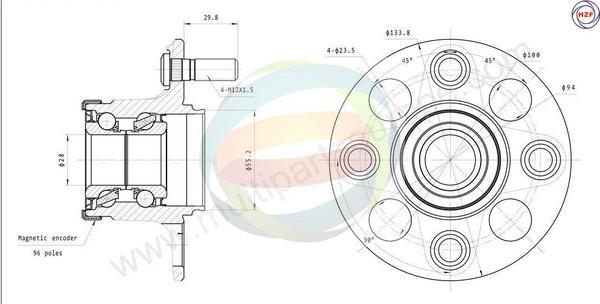 Multiparts 70-040062 - Kit de roulements de roue droxauto.com