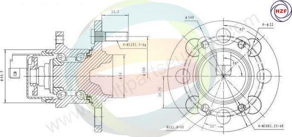 Multiparts 70-080049 - Kit de roulements de roue droxauto.com