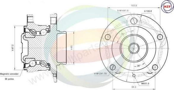 Multiparts 70-150031 - Kit de roulements de roue droxauto.com