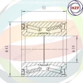 Multiparts 70-160054 - Kit de roulements de roue droxauto.com