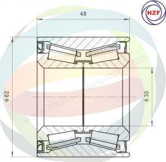 Multiparts 70-160029 - Kit de roulements de roue droxauto.com