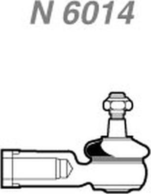 NAKATA N 6014 - Rotule de barre de connexion droxauto.com
