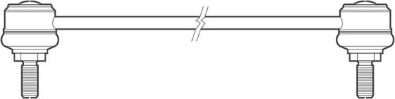 NAKATA N 6081 - Entretoise / tige, stabilisateur droxauto.com