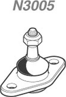 NAKATA N 3005 - Rotule de suspension droxauto.com
