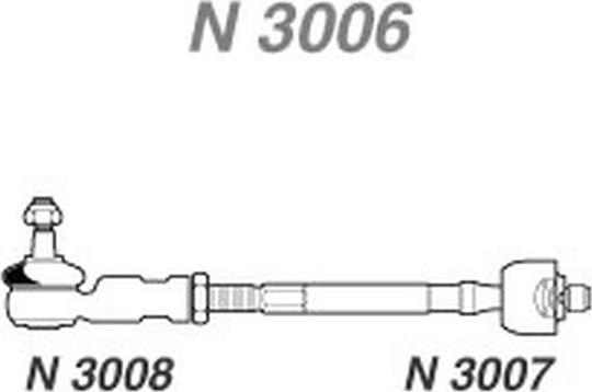 NAKATA N 3006 - Barre de connexion droxauto.com