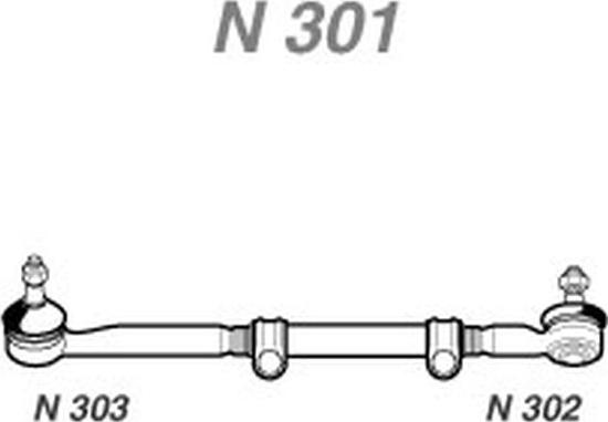 NAKATA N 301 - Barre de connexion droxauto.com