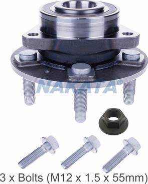 NAKATA NKF8359 - Kit de roulements de roue droxauto.com