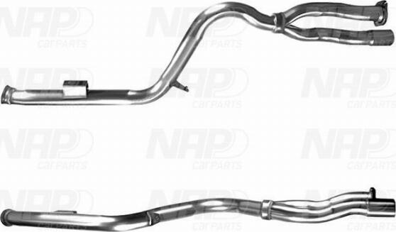 NAP CAC10413 - Tuyau d'échappement droxauto.com