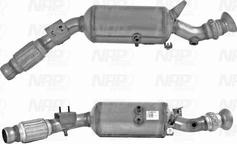 NAP CAD10352 - Filtre à particules / à suie, échappement droxauto.com