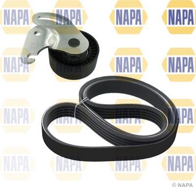 NAPA NAK3046 - Jeu de courroies trapézoïdales à nervures droxauto.com