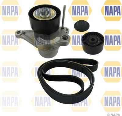 NAPA NAK3010 - Jeu de courroies trapézoïdales à nervures droxauto.com