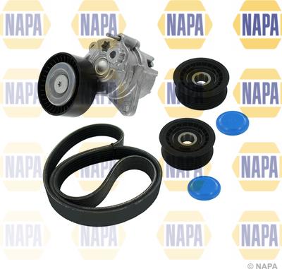 NAPA NAK3018 - Jeu de courroies trapézoïdales à nervures droxauto.com