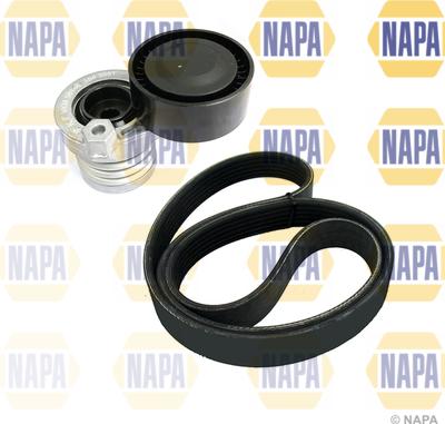 NAPA NAK3017 - Jeu de courroies trapézoïdales à nervures droxauto.com