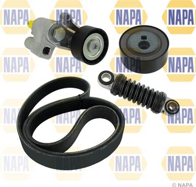 NAPA NAK3086 - Jeu de courroies trapézoïdales à nervures droxauto.com