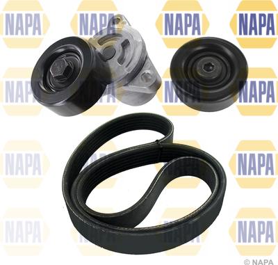 NAPA NAK3112 - Jeu de courroies trapézoïdales à nervures droxauto.com