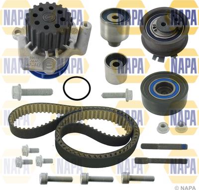 NAPA NBW1010 - Pompe à eau + kit de courroie de distribution droxauto.com