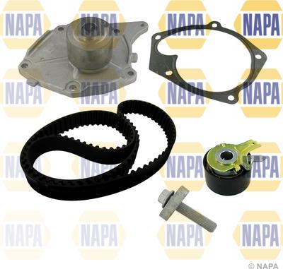 NAPA NBW1027 - Pompe à eau + kit de courroie de distribution droxauto.com