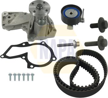 NAPA NBW1114 - Pompe à eau + kit de courroie de distribution droxauto.com