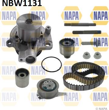 NAPA NBW1131 - Pompe à eau + kit de courroie de distribution droxauto.com