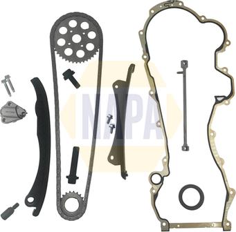 NAPA NCK4217 - Kit de distribution par chaîne droxauto.com