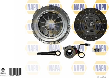 NAPA NCL1006 - Kit d'embrayage droxauto.com